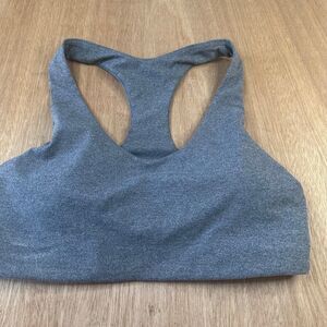 Old Navy Active Women’s Large Gray Racerback Sports Bra PowerSoft